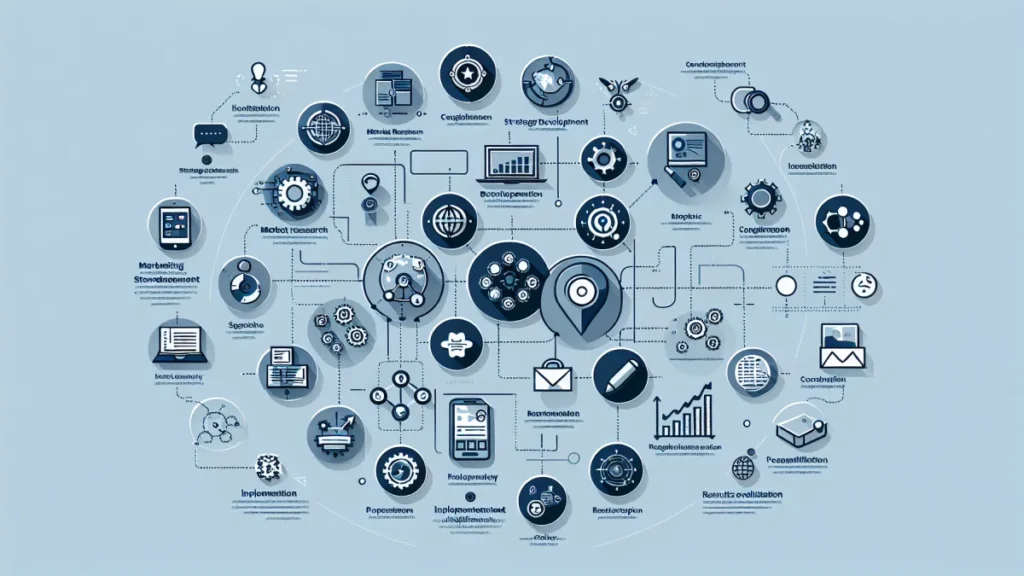 Imagem ilustrativa de Consultoria de marketing para empresas em 2026, mostrando estratégias digitais e crescimento. - ilustração